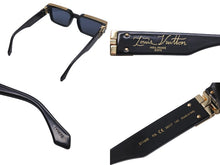 Load image into Gallery viewer, LOUIS VUITTON ルイヴィトン サングラス Z1165E 1.1 ミリオネア ブラック 58□17 145 ゴールド金具 美品 中古 57402