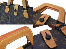 Load image into Gallery viewer, 新品同様 LOUIS VUITTON ルイヴィトン NIGO ダミエ ジャイアント LVスクエアード N40355 ミニトート 2020AW ブラウン 中古 57409