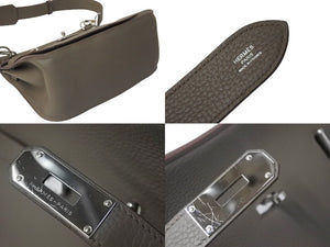 HERMES エルメス ショルダーバッグ ジプシエール 31 □Q刻印 2013年 エタン トリヨンクレマンス シルバー金具 美品 中古 57414