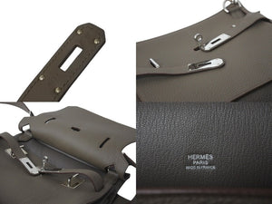 HERMES エルメス ショルダーバッグ ジプシエール 31 □Q刻印 2013年 エタン トリヨンクレマンス シルバー金具 美品 中古 57414