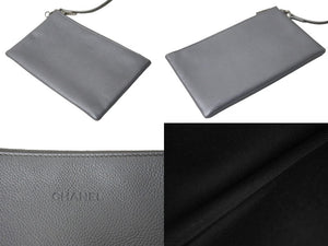 CHANEL シャネル トートバッグ シルバー ココマーク 20番台 キャビアスキン シルバー金具 美品 中古 57415