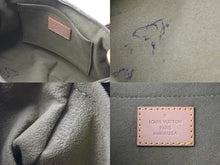 Load image into Gallery viewer, LOUIS VUITTON ルイヴィトン ハンドバッグ ミニプリーティ モノグラムデニム カーキ M95217 ゴールド金具 美品 中古 57417