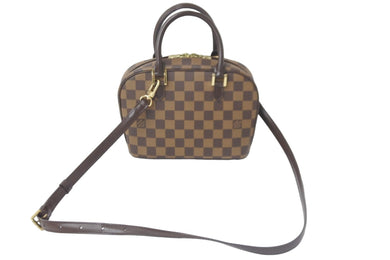 LOUIS VUITTON ルイヴィトン 2WAY ハンドバッグ ショルダーバッグ N51286 サリアミニ ダミエキャンバス ゴールド 美品 中古 57423