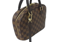 Load image into Gallery viewer, LOUIS VUITTON ルイヴィトン 2WAY ハンドバッグ ショルダーバッグ N51286 サリアミニ ダミエキャンバス ゴールド 美品 中古 57423