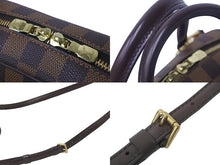 Load image into Gallery viewer, LOUIS VUITTON ルイヴィトン 2WAY ハンドバッグ ショルダーバッグ N51286 サリアミニ ダミエキャンバス ゴールド 美品 中古 57423