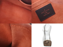 Load image into Gallery viewer, LOUIS VUITTON ルイヴィトン 2WAY ハンドバッグ ショルダーバッグ N51286 サリアミニ ダミエキャンバス ゴールド 美品 中古 57423