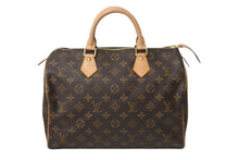 Load image into Gallery viewer, LOUIS VUITTON ルイヴィトン ボストンバッグ M41526 スピーディ30 モノグラム ブラウン ゴールド金具 美品 中古 57426