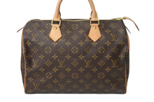 Load image into Gallery viewer, LOUIS VUITTON ルイヴィトン ボストンバッグ M41526 スピーディ30 モノグラム ブラウン ゴールド金具 美品 中古 57426