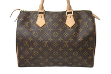 Load image into Gallery viewer, LOUIS VUITTON ルイヴィトン ボストンバッグ M41526 スピーディ30 モノグラム ブラウン ゴールド金具 美品 中古 57426