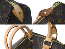 Load image into Gallery viewer, LOUIS VUITTON ルイヴィトン ボストンバッグ M41526 スピーディ30 モノグラム ブラウン ゴールド金具 美品 中古 57426