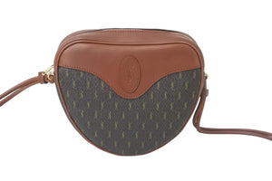 YVES SAINT LAURENT イヴ サンローラン ショルダーバッグ MAL675260-0322 ル・モノグラム ポリウレタン 牛革 美品 中古 57428