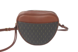 YVES SAINT LAURENT イヴ サンローラン ショルダーバッグ MAL675260-0322 ル・モノグラム ポリウレタン 牛革 美品 中古 57428