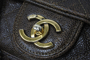 CHANEL シャネル マトラッセ チェーンショルダーバック キャビアスキン シール カード 16番台 美品 中古 57434