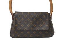 Load image into Gallery viewer, LOUISVUITTON ルイヴィトン ミニルーピング モノグラム ハンドバッグ M51147 M10062 ブラウン ベージュ 美品 中古 57435