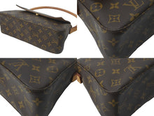 Load image into Gallery viewer, LOUISVUITTON ルイヴィトン ミニルーピング モノグラム ハンドバッグ M51147 M10062 ブラウン ベージュ 美品 中古 57435