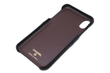 Load image into Gallery viewer, 極美品 CHANEL シャネル マトラッセ キャビアスキン X .XS スマホケース ブラック 28番台 iPhoneケース ココマーク 中古 57439