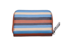Load image into Gallery viewer, PRADA プラダ コインケース SAFFIANO BAIADE トライアングルロゴ 2MM003 オレンジ マルチカラー シルバー金具 美品 中古 57440