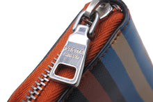 Load image into Gallery viewer, PRADA プラダ コインケース SAFFIANO BAIADE トライアングルロゴ 2MM003 オレンジ マルチカラー シルバー金具 美品 中古 57440