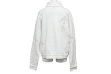 Load image into Gallery viewer, CHROME HEARTS クロムハーツ スウェット Y NOT クロスパッチダガーハーフジップトレーナー ホワイト サイズXS 美品 中古 57441