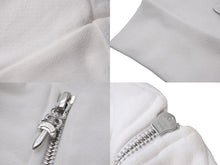 Load image into Gallery viewer, CHROME HEARTS クロムハーツ スウェット Y NOT クロスパッチダガーハーフジップトレーナー ホワイト サイズXS 美品 中古 57441