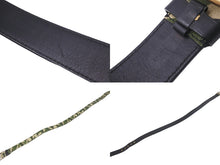 Load image into Gallery viewer, LOUIS VUITTON ルイヴィトン ベルト サンチュール・モノグラモフラージュ 村上隆 サイズ90 M9646U ゴールド金具 美品 中古 57446