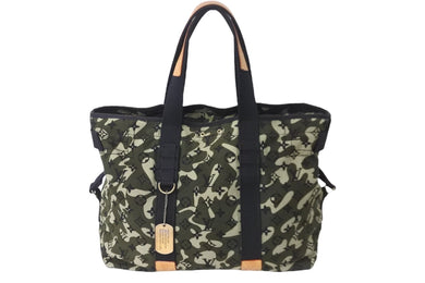 LOUIS VUITTON ルイヴィトン 村上隆 トレイ モノグラモフラージュ 迷彩 トートバッグ M95783 美品 中古 57454