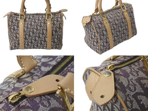 Christian Dior クリスチャンディオール ハンドバッグ トロッター PZ0012 ブラウン ゴールド金具 良品 中古 57468