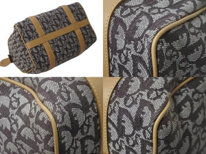 Christian Dior クリスチャンディオール ハンドバッグ トロッター PZ0012 ブラウン ゴールド金具 良品 中古 57468