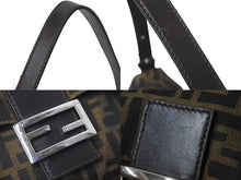 Load image into Gallery viewer, FENDI フェンディ ショルダーバッグ マンマバケット ズッカ柄 キャンバス ブラウン シルバー金具 美品 中古 57469