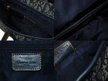 Load image into Gallery viewer, Christian Dior クリスチャンディオール ショルダーバッグ トロッター ダブルサドル ネイビー RU0091 良品 中古 57475