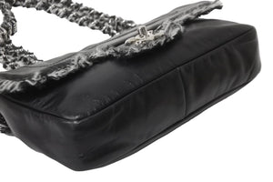 極美品 CHANEL シャネル ショルダーバッグ ラムスキン ココマーク ラムスキン 14番台 シルバー金具 中古 57485