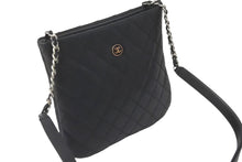 Load image into Gallery viewer, CHANEL シャネル ココマーク ミニショルダーバッグ キルティング 19番台 カーフ ブラック シルバー金具 美品 中古 57491