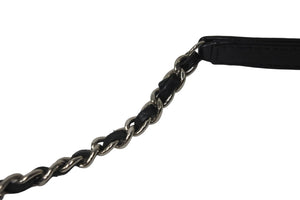 CHANEL シャネル ココマーク ミニショルダーバッグ キルティング 19番台 カーフ ブラック シルバー金具 美品 中古 57491