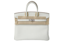 Load image into Gallery viewer, 新品未使用 HERMES エルメス ハンドバッグ バーキン25 マッシュルーム シルバー金具 トゴ B刻印 中古 57500