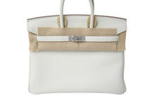 Load image into Gallery viewer, 新品未使用 HERMES エルメス ハンドバッグ バーキン25 マッシュルーム シルバー金具 トゴ B刻印 中古 57500