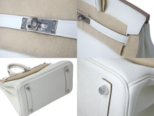 Load image into Gallery viewer, 新品未使用 HERMES エルメス ハンドバッグ バーキン25 マッシュルーム シルバー金具 トゴ B刻印 中古 57500