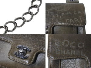 CHANEL シャネル ショルダーバッグ チェーンバッグ クルーズライン アイコンモチーフ ココマーク 8番台 美品 中古 57502