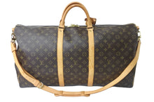 Load image into Gallery viewer, LOUIS VUITTON ルイヴィトン ボストンバッグ キーポル バンドリエール 60 モノグラム ブラウン M41412 美品 中古 57521
