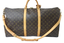 Load image into Gallery viewer, LOUIS VUITTON ルイヴィトン ボストンバッグ キーポル バンドリエール 60 モノグラム ブラウン M41412 美品 中古 57521