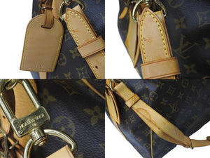 LOUIS VUITTON ルイヴィトン ボストンバッグ キーポル バンドリエール 60 モノグラム ブラウン M41412 美品 中古 57521