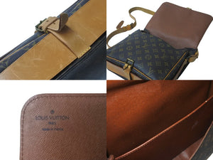 LOUIS VUITTON ルイヴィトン ショルダーバッグ M51253 カルトシエール モノグラム ブラウン ゴールド金具 良品 中古 57525