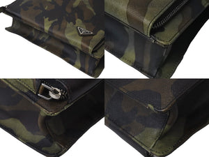 PRADA プラダ トートバッグ 2WAYトートバッグ カモフラージュ 迷彩 サフィアーノレザー VR0062 美品 中古 57526 