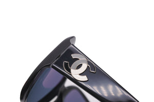 CHANEL シャネル ココマーク サングラス ブラック 57☐18 130 5101 ロゴ アイウェア 小物 メガネ 眼鏡 良品 中古 57545