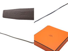Load image into Gallery viewer, HERMES エルメス ベルト バックル トゥアレグ族 ボックスカーフ トゴ サイズ100 ブラック ブラウン シルバー金具 美品 中古 57546