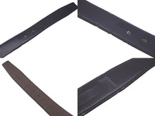 Load image into Gallery viewer, HERMES エルメス ベルト バックル トゥアレグ族 ボックスカーフ トゴ サイズ100 ブラック ブラウン シルバー金具 美品 中古 57546