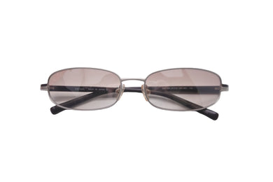 極美品 PRADA プラダ サングラス ブラック シルバー 57☐16 SPR 56E アイウェア 眼鏡視野 中古ロゴ 57547 