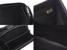 Load image into Gallery viewer, CHANEL シャネル セブルガライン 二つ折り財布 ミドルウォレット キャビアスキン ココマーク 15番台 ブラック 美品 中古 57548