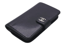 Load image into Gallery viewer, CHANEL シャネル セブルガライン 二つ折り財布 ミドルウォレット キャビアスキン ココマーク 15番台 ブラック 美品 中古 57548