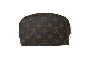 LOUIS VUITTON ルイヴィトン 化粧ポーチ ポシェット・コスメティック PM モノグラム M47515 ゴールド金具 美品 中古 57549