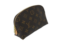 Load image into Gallery viewer, LOUIS VUITTON ルイヴィトン 化粧ポーチ ポシェット・コスメティック PM モノグラム M47515 ゴールド金具 美品 中古 57549
